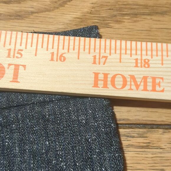 Focus 2000 Pants Size 8 Dress Trousers Tweedy Gray Straight Leg Capsule Work - Picture 8 of 9